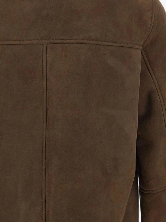 26FW 볼파글리 자켓 Shearling Tortora의 지아코네 브루넬레스키 - VOLFAGLI