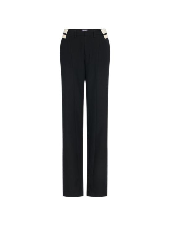 26FW 장 폴 고티에 팬츠 TR171W120 00 BLACK