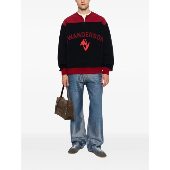 26FW JW앤더슨 니트웨어 JW0281 PG2033 886 BLUE RED - JW ANDERSON