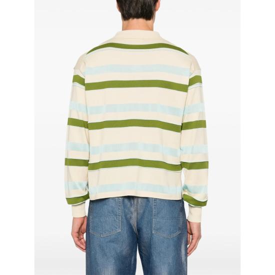 26FW JW앤더슨 폴로 티셔츠 KW1521 YN0513 006 NEUTRALS GREEN - JW ANDERSON