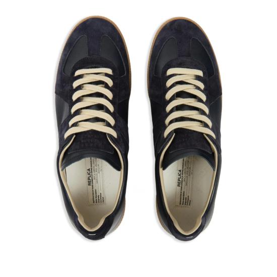 26FW 마르지엘라 레플리카 카프스킨 스니커즈 P1895 S57WS0236 T6065 BLUE - MAISON MARGIELA