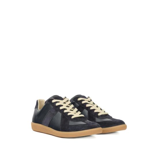 26FW 마르지엘라 레플리카 카프스킨 스니커즈 P1895 S57WS0236 T6065 BLUE - MAISON MARGIELA