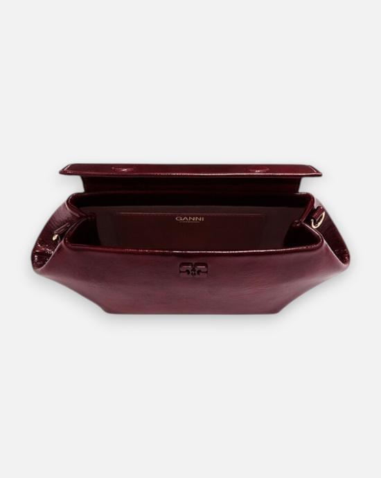  가니 숄더백 C1040070 436 BURGUNDY - GANNI
