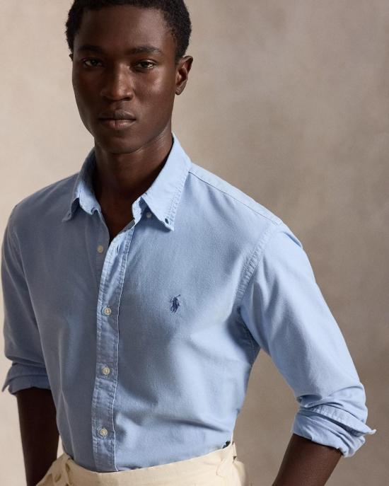  폴로 랄프로렌 셔츠 710805564528 CHAMBRAY BLUE - POLO RALPH LAUREN