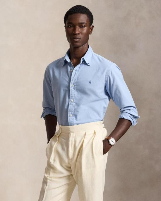  폴로 랄프로렌 셔츠 710805564528 CHAMBRAY BLUE - POLO RALPH LAUREN