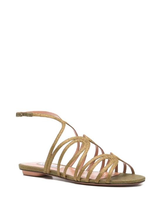 26SS 아쿠아주라 플랫 슈즈 SDEFLAS0RFFMOSSGREEN - AQUAZZURA