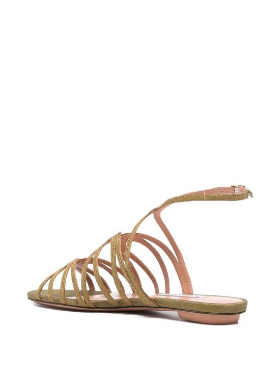 26SS 아쿠아주라 플랫 슈즈 SDEFLAS0RFFMOSSGREEN - AQUAZZURA
