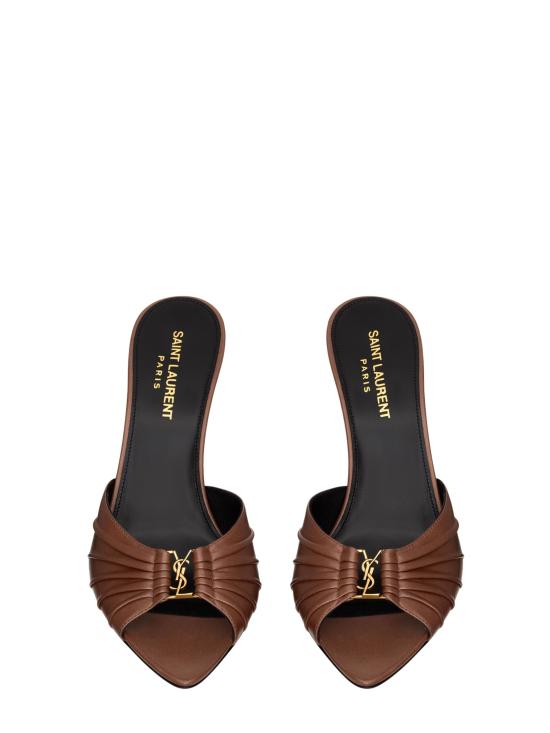 26FW 생로랑 힐/펌프스 799606 AADF02603 BROWN - SAINT LAURENT