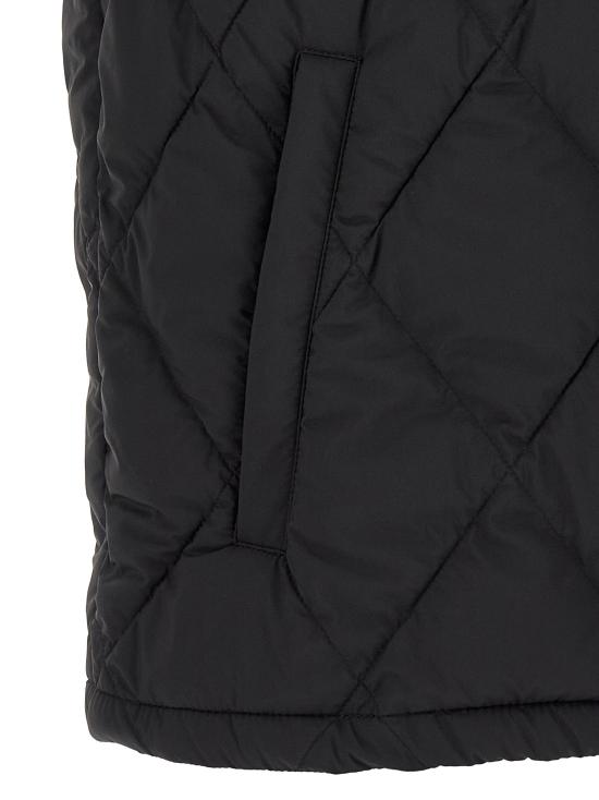 26FW 버버리 패딩 조끼 에이커스포드 질레 블랙 - BURBERRY