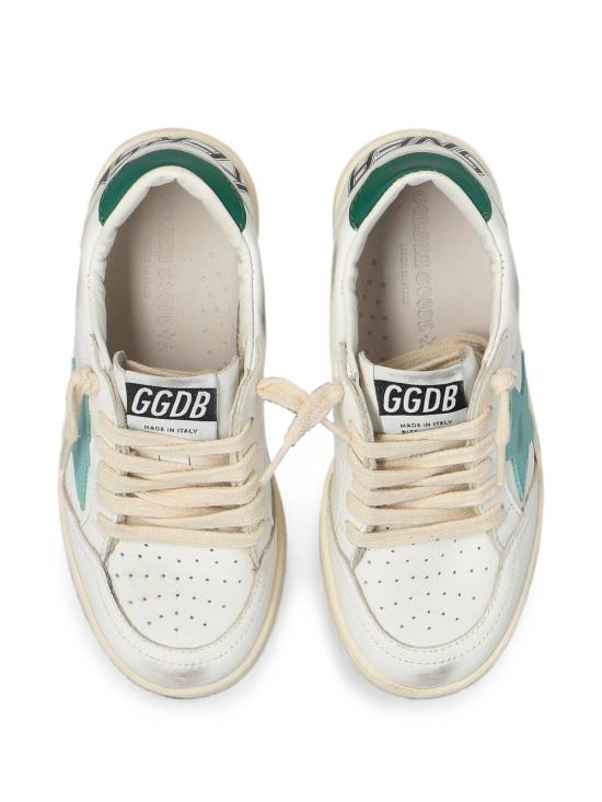 26FW [키즈] 골든구스 스니커즈 GJF00439 F00865512511 WHITE GREEN WATER - GOLDEN GOOSE