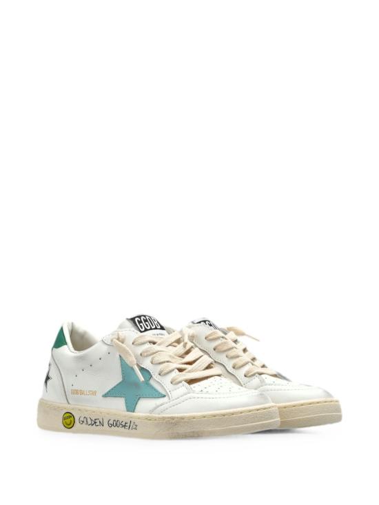26FW [키즈] 골든구스 스니커즈 GJF00439 F00865512511 WHITE GREEN WATER - GOLDEN GOOSE