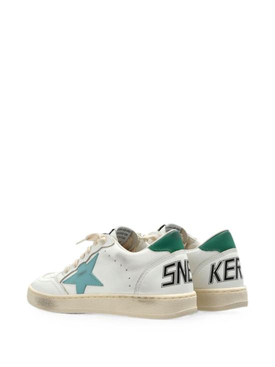 26FW [키즈] 골든구스 스니커즈 GJF00439 F00865512511 WHITE GREEN WATER - GOLDEN GOOSE