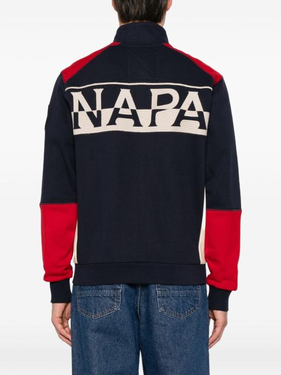 26FW 나파피리 긴팔 티셔츠 NP0A8AFN MRU1 NAVY RED - NAPAPIJRI