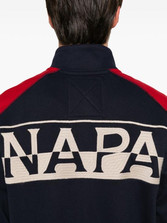 26FW 나파피리 긴팔 티셔츠 NP0A8AFN MRU1 NAVY RED - NAPAPIJRI