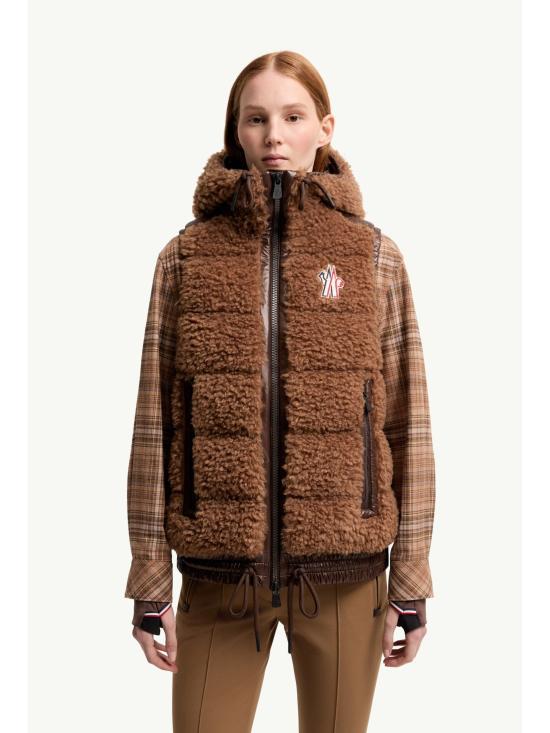 26FW 몽클레어 베스트 L20988G00024899A9 224 MARRONE - MONCLER