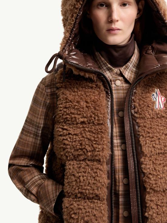 26FW 몽클레어 베스트 L20988G00024899A9 224 MARRONE - MONCLER