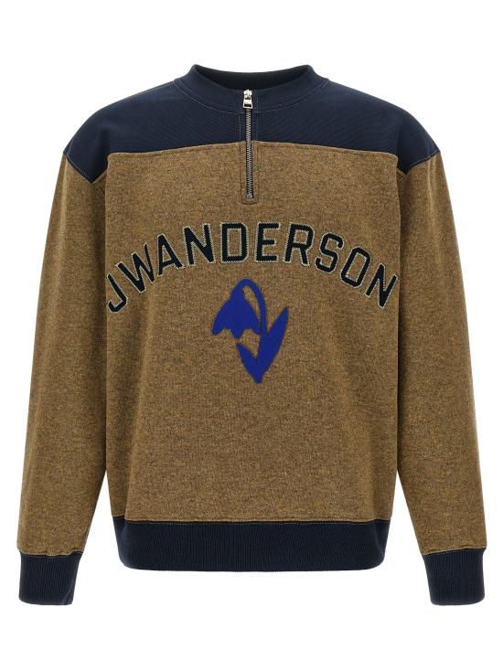 26FW JW앤더슨 긴팔 티셔츠 하프집업 스웨트셔츠 멀티컬러