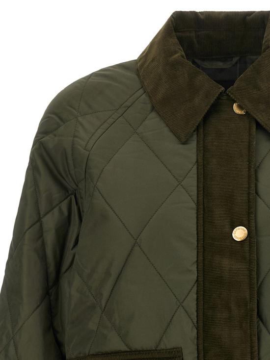 26FW 바버 패딩 킬른윅  재킷 그린 - BARBOUR
