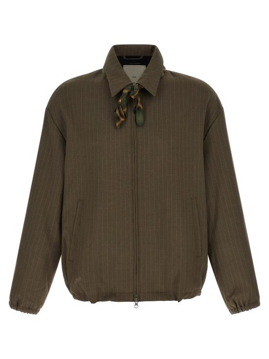 26FW 송포더뮤트 자켓 슬림핏 코치  재킷 브라운