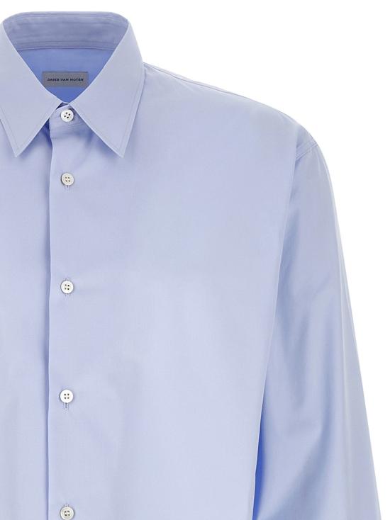  드리스 반 노튼 셔츠 LD2610207143314514 BLUE - DRIES VAN NOTEN