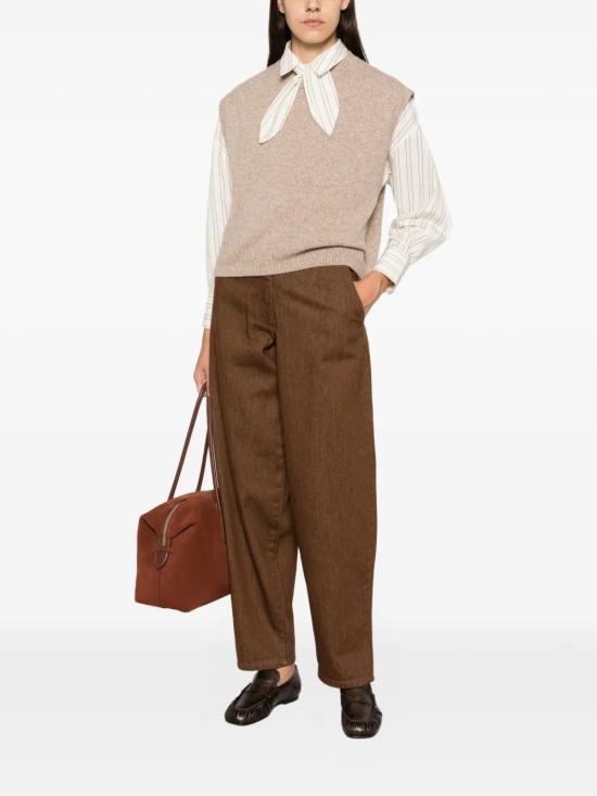 26FW 세순 긴팔 티셔츠 FABININOSANDGRES Beige - SESSUN