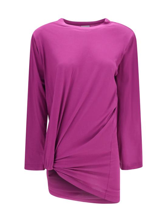 26FW 발렌시아가 반팔 티셔츠 A009D9 TUVB2 5100 VIOLET