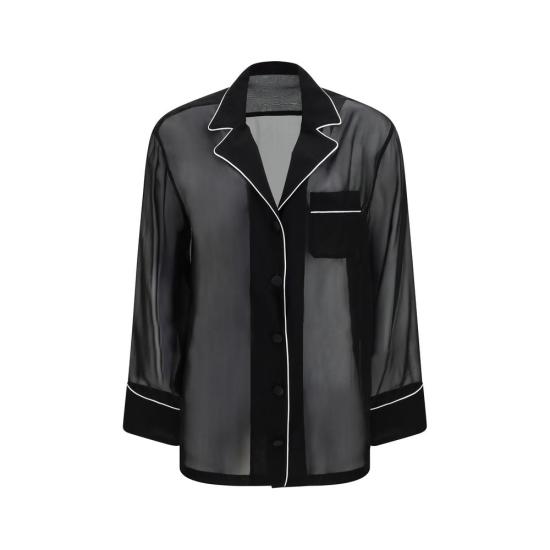 26SS 돌체앤가바나 블라우스 DOF5U37TFU1ATN0000BB BLACK
