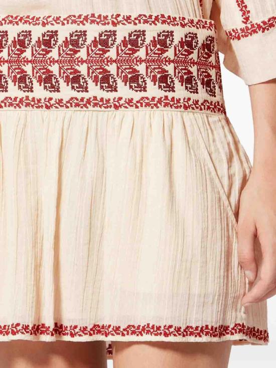 26SS 이자벨마랑에뚜왈 숏 원피스 JU0160FBD1J16EBERD BEIGE - ISABEL MARANT ETOILE