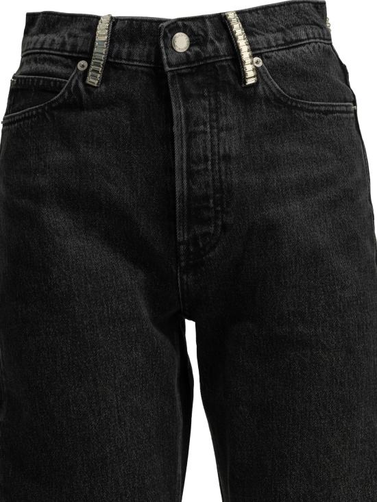 26FW 알렉산더 왕 스트레이트 팬츠 4DC4264909015 BLACK - ALEXANDER WANG