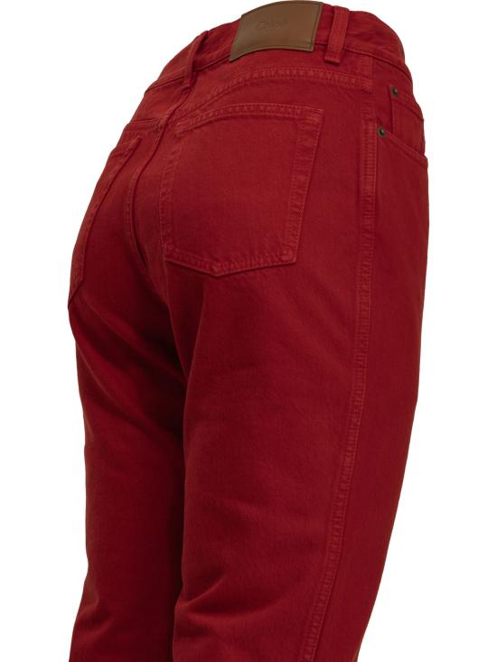 26FW 끌로에 스트레이트 팬츠 CH26WDP21159656 RED - CHLOE