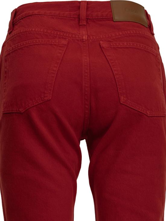 26FW 끌로에 스트레이트 팬츠 CH26WDP21159656 RED - CHLOE