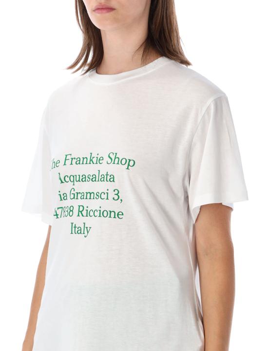 26FW 더프랭키샵 반팔 티셔츠 TSHIRT 973 WHITE GREEN - THE FRANKIE SHOP