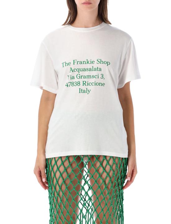 26FW 더프랭키샵 반팔 티셔츠 TSHIRT 973 WHITE GREEN