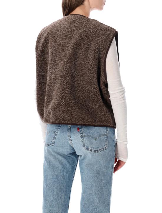26FW 아메리칸 빈티지 베스트 HOK16B MARRONIER BROWN - AMERICAN VINTAGE