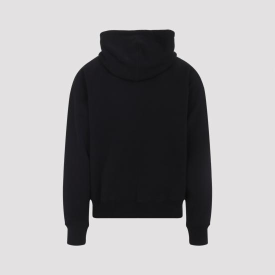 26FW 아미 후드 티셔츠 USW770747 001 BLACK - AMI