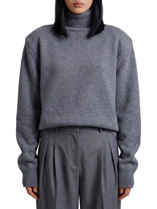 26FW 더프랭키샵 스웨터 KNFS21223101 DARKGREY DARK GREY