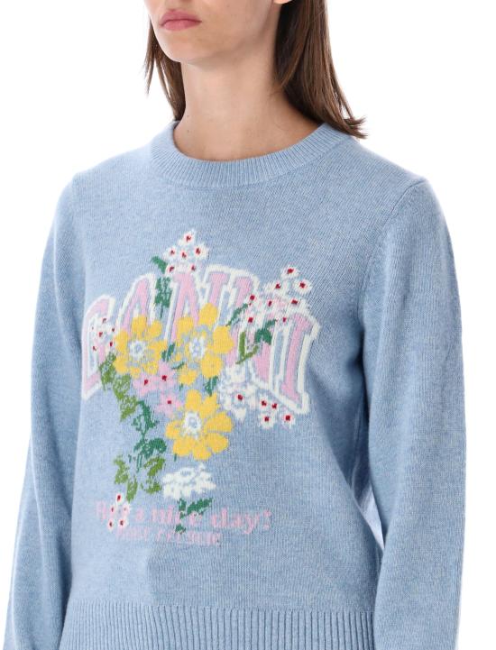 26FW 가니 스웨터 A11500592678 ZXF BLUE BONNET - GANNI