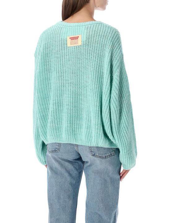 26FW 아메리칸 빈티지 스웨터 CYR18A LAGOON TURQUOISE - AMERICAN VINTAGE