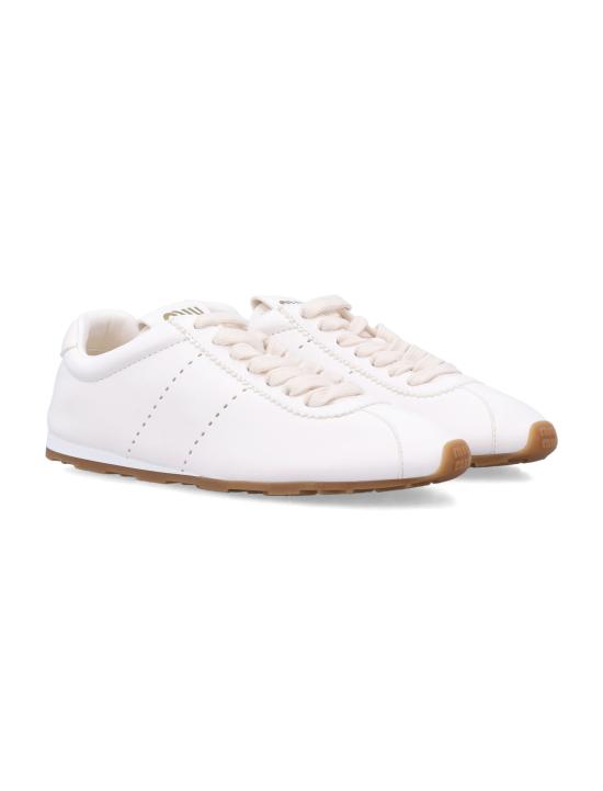 26FW 미우미우 플룸 블리치 스니커즈 5E114EF005038 F0304 IVORY - MIU MIU