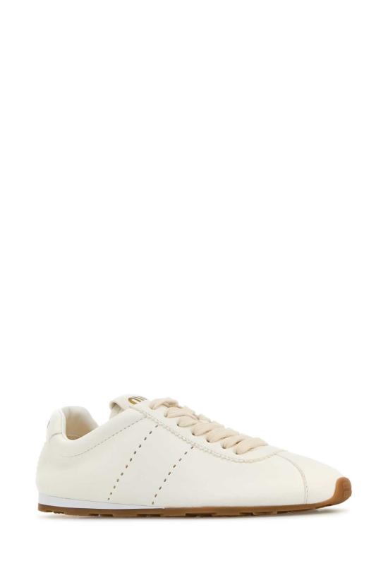 26FW 미우미우 플룸 블리치 스니커즈 5E114EF005038 F0304 IVORY - MIU MIU