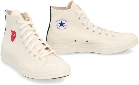 26FW 꼼데가르송 플레이 X 컨버스 스니커즈 AZK129001 2 WHITE - COMME DES GARCONS PLAY CONVERSE