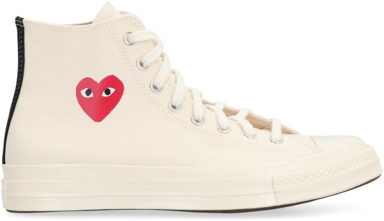 26FW 꼼데가르송 플레이 X 컨버스 스니커즈 AZK129001 2 WHITE - COMME DES GARCONS PLAY CONVERSE