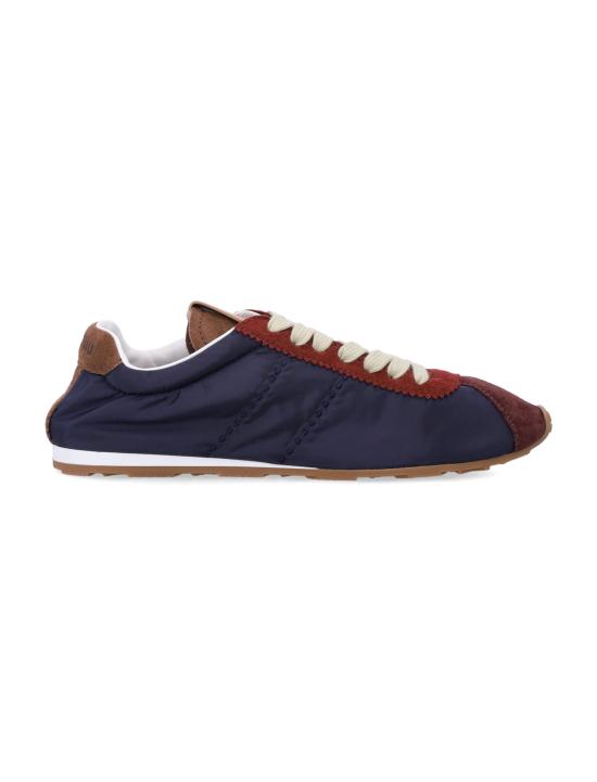 26FW 미우미우 플룸 블리치 스니커즈 5E114ELQ0 F041L BLUE BURGUNDY