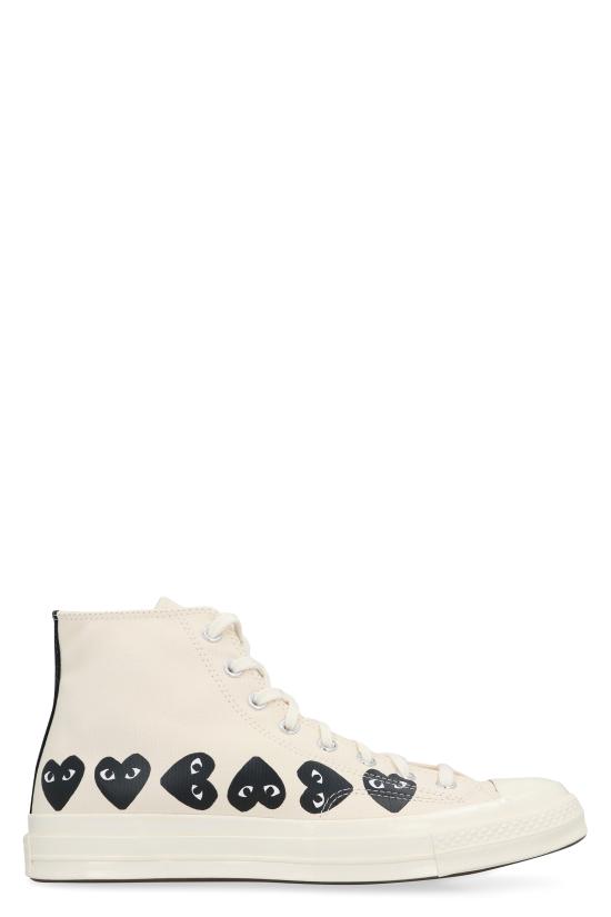 26FW 꼼데가르송 플레이 X 컨버스 스니커즈 AZK127001 BLACK - COMME DES GARCONS PLAY CONVERSE