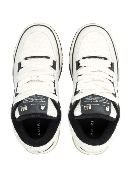 26FW 아미리 MA-1 하이탑 스니커즈 AMFOSR1097 111 WHITE BLACK - AMIRI
