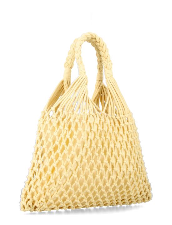 26FW 더프랭키샵 토트백 MACRAMEBAG 505 PALE YELLOW - THE FRANKIE SHOP
