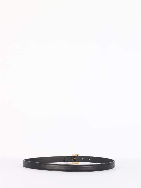 26FW 생로랑 카산드라 씬 스퀘어 버클 벨트 554465BOO0W1000 NERO - SAINT LAURENT