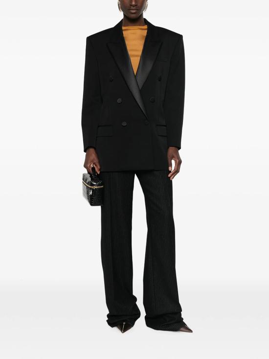 26FW 생로랑 더블 브레스티드 턱시도 자켓 A003I9Y7E631000 NERO - SAINT LAURENT