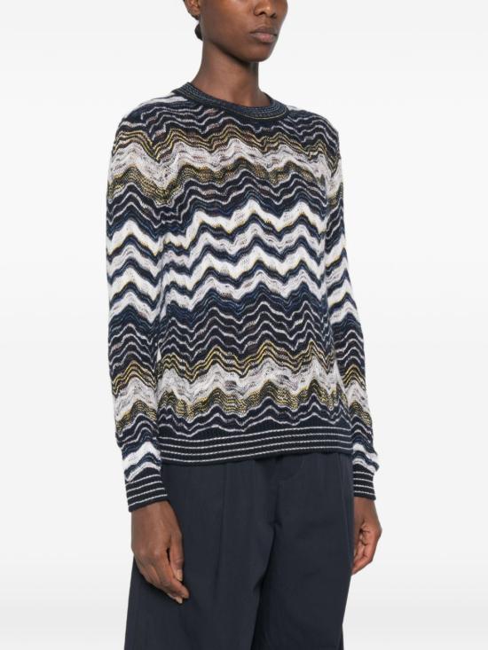 26FW 미소니 스웨터 DS26WN0WBK01KLS72RK BLUBASE - MISSONI
