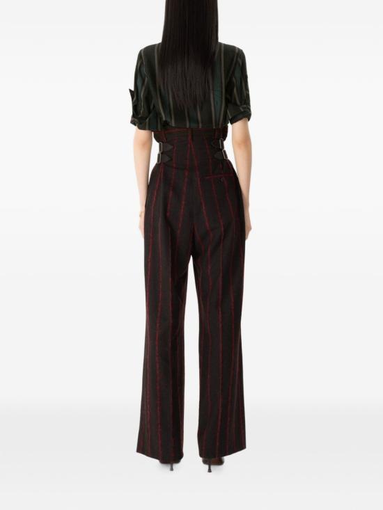 26FW 비비안웨스트우드 스트레이트 팬츠 1F01001MW01NFP211 CHARCOAL RED - VIVIENNE WESTWOOD